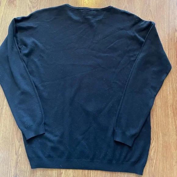 Milano black sweater with a floral design - Picture 6 of 8